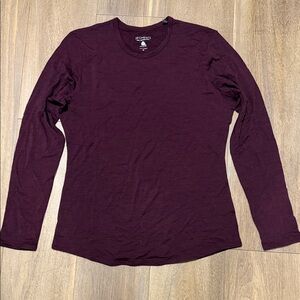 Segments Merino Wool Long Sleeve Base Layer Top Tee